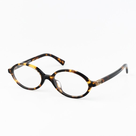 NEW Miu Miu MU04ZSF VAU08N REGARD Honey Havana Clear Unisex Sunglasses 0MU 04ZSF - Picture 5 of 11